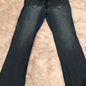 Juniors light weight flare jeans size 13